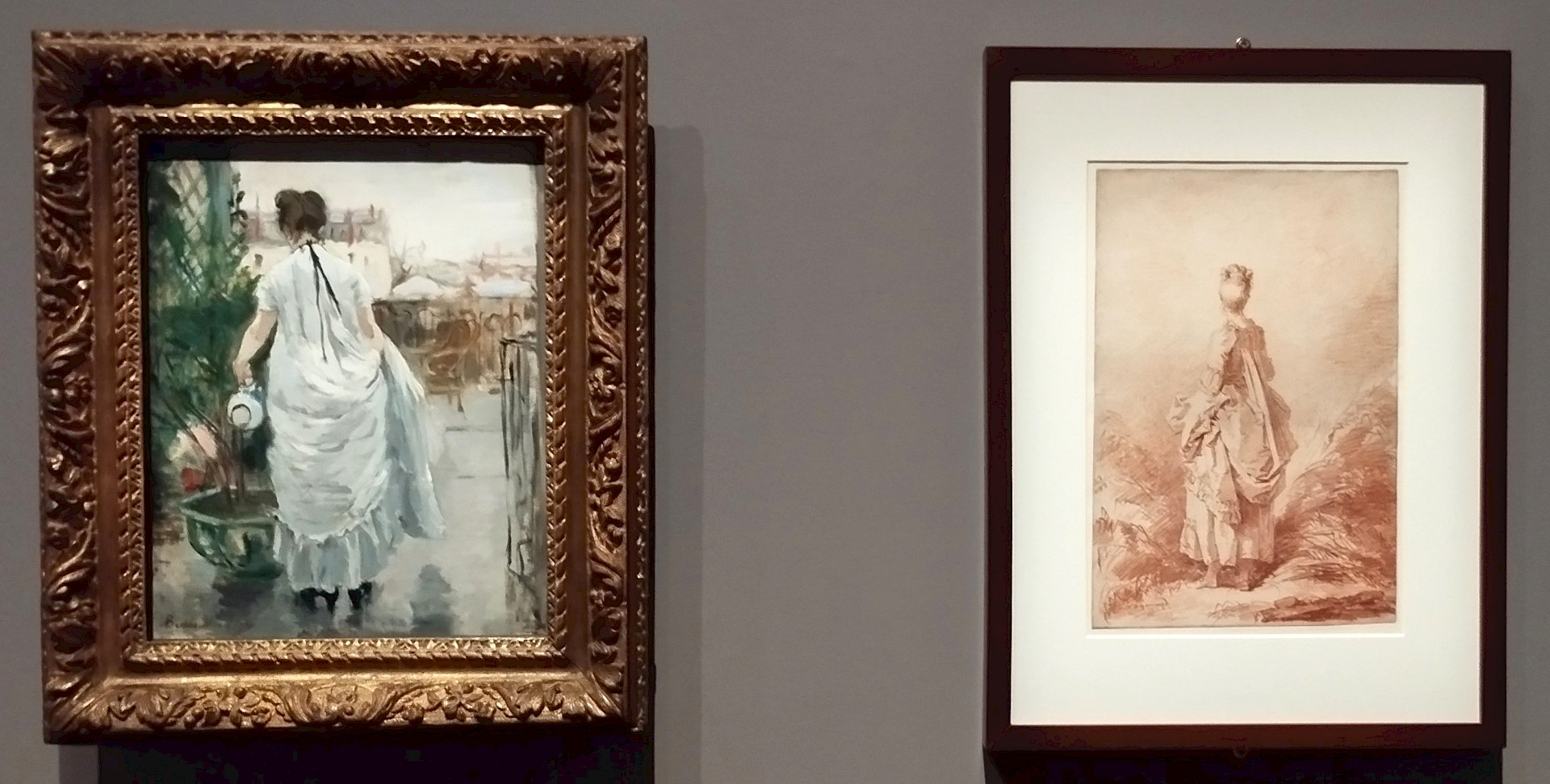 <p>Comment Berthe Morisot s'inspire de Fragonard. Copier c'est bien et ça apprend mais réinterpréter, c'est mieux.</p>